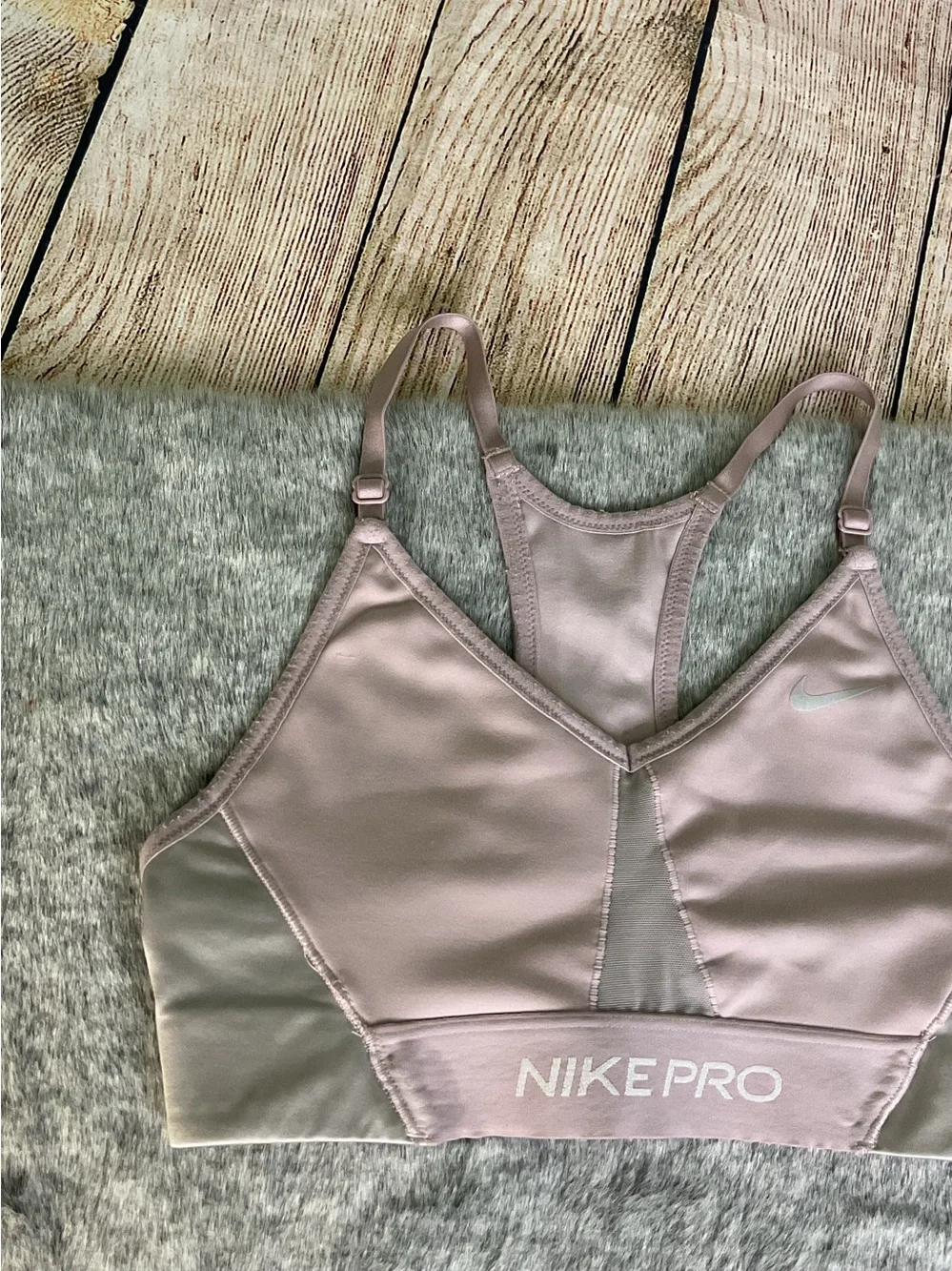 Nike Pro Women's Pink Racerback Sports Bra Size S